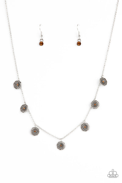 Prairie Perennial - Brown Paparazzi Necklace