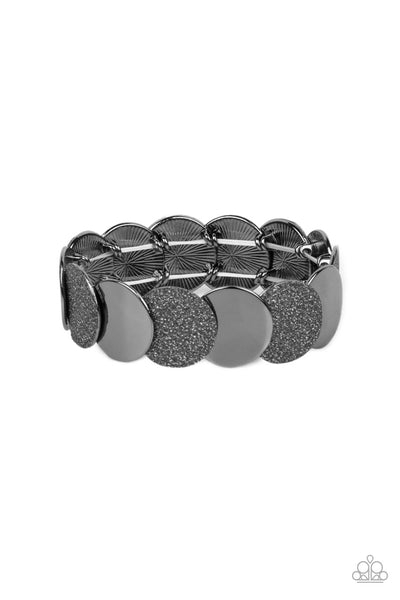 Demurely Disco - Black Paparazzi Bracelet