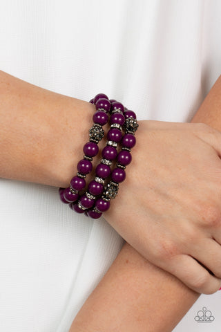 Paparazzi on sale purple bracelet