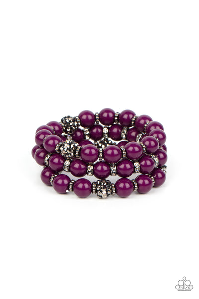 Poshly Packing - Purple Paparazzi Bracelet