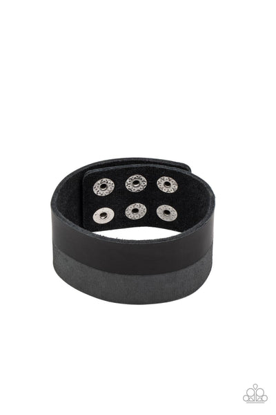 MOUNTAIN MAN to MOUNTAIN MAN - Black Paparazzi Bracelet