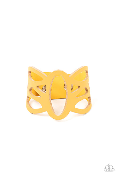 Rural Rodeo -Yellow Paparazzi Bracelet