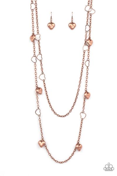 Chicly Cupid - Copper Paparazzi Necklace