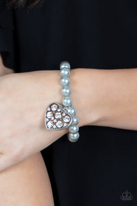 Cutely Crushing - Silver Paparazzi Bracelet