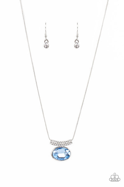 Pristinely Prestigious - Blue Paparazzi Necklace