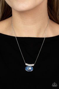 Pristinely Prestigious - Blue Paparazzi Necklace