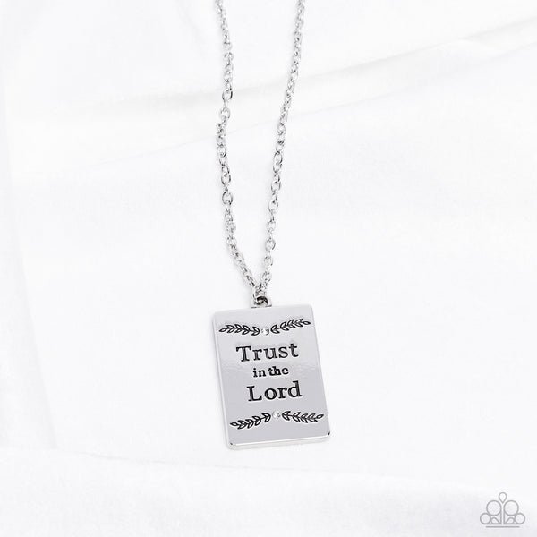 All About Trust - White Paparazzi Necklace