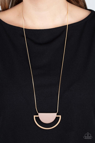 Lunar Phases - Gold Paparazzi Necklace