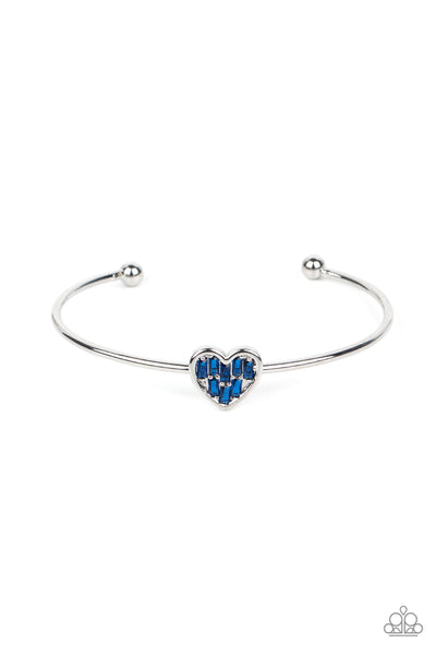 Heart of Ice - Blue Paparazzi Bracelet