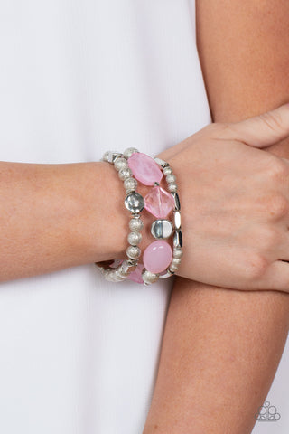 Marina Magic - Pink Paparazzi Bracelet
