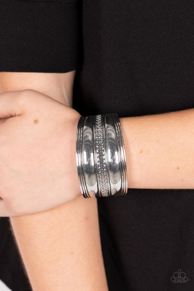 Egyptian Essence - Silver Paparazzi Bracelet