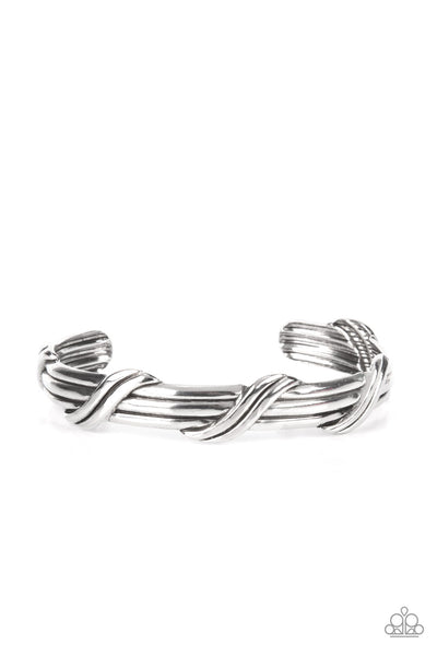 Last Man Standing - Silver Paparazzi Bracelet