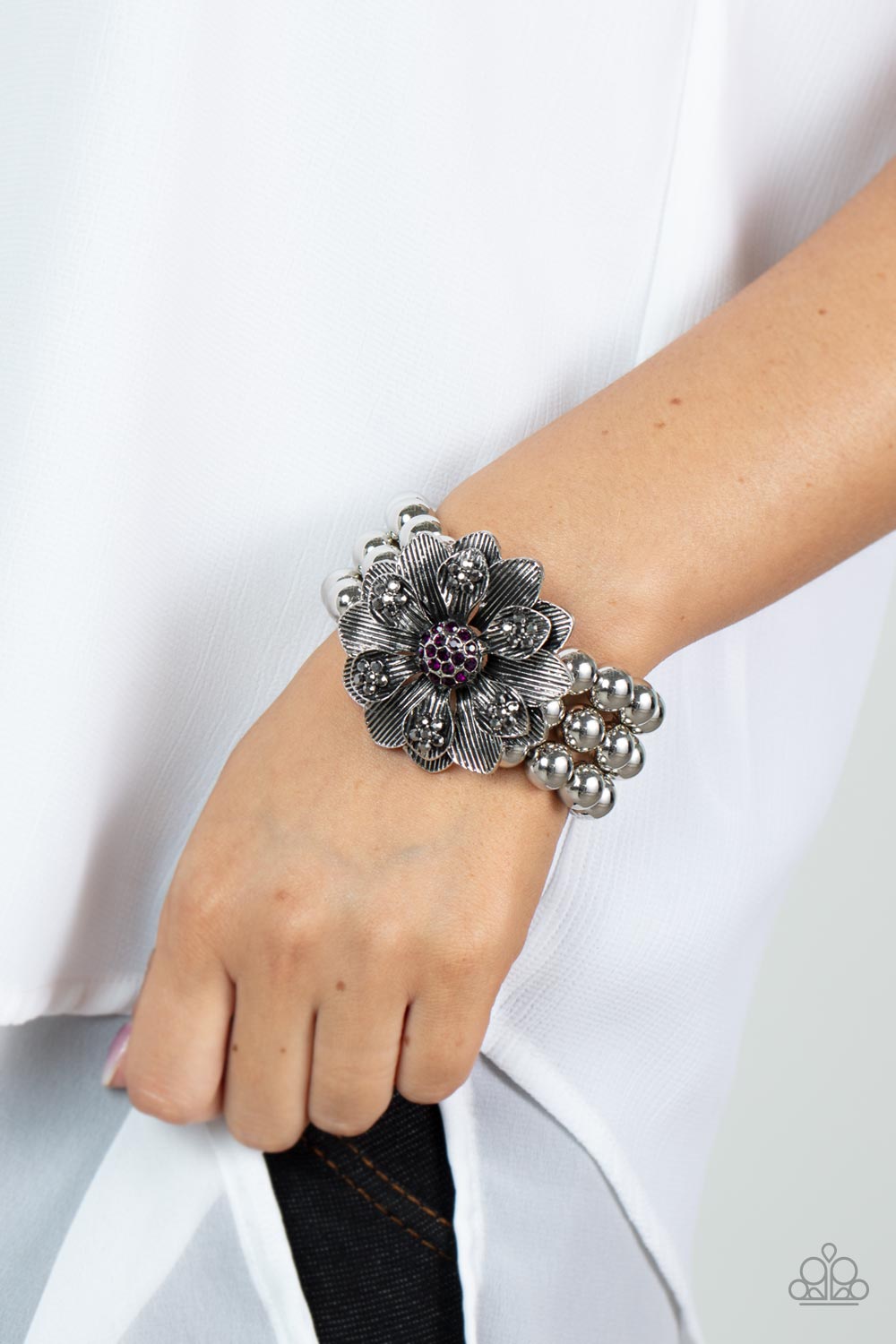 Botanical Bravado - Purple Paparazzi Bracelet