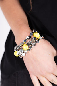 A Perfect TENACIOUS - Yellow Paparazzi Bracelets