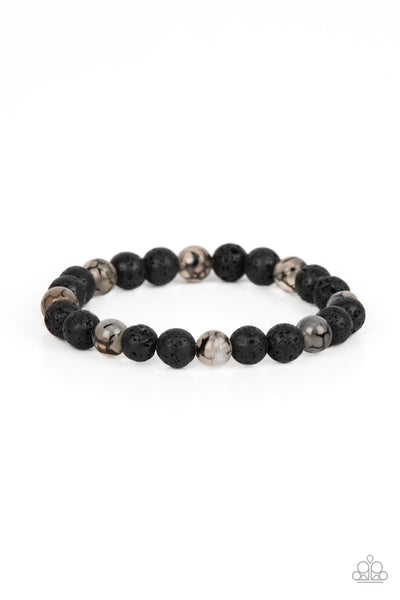 Molten Mogul - Black Paparazzi Bracelet