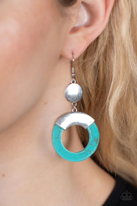 ENTRADA at Your Own Risk - Blue Paparazzi Earring