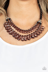 All Across the GLOBETROTTER - Black Paparazzi Necklace