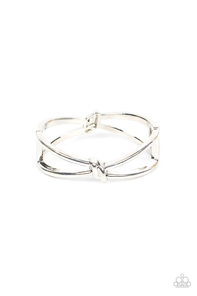 KNOT My First Rodeo - Silver Paparazzi Bracelet