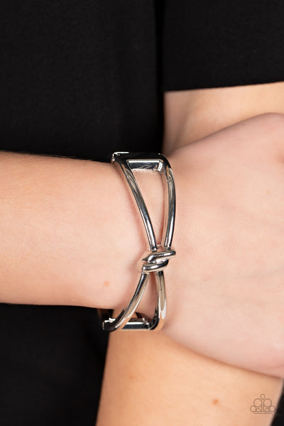 KNOT My First Rodeo - Silver Paparazzi Bracelet