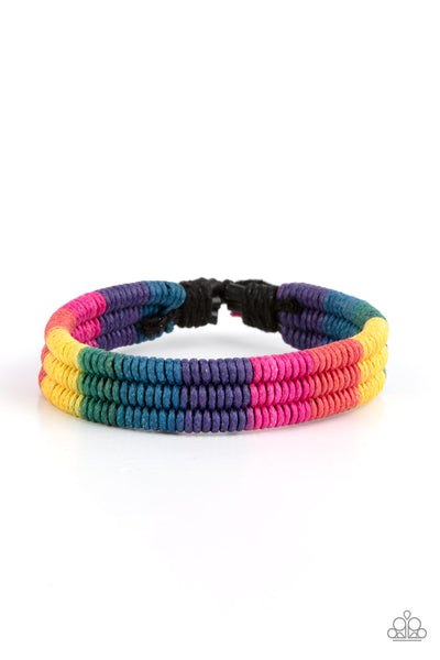 Rainbow Renegade - Multi Paparazzi Urban Bracelet