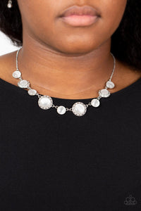 Too Good to BEAM True - White Paparazzi Necklace