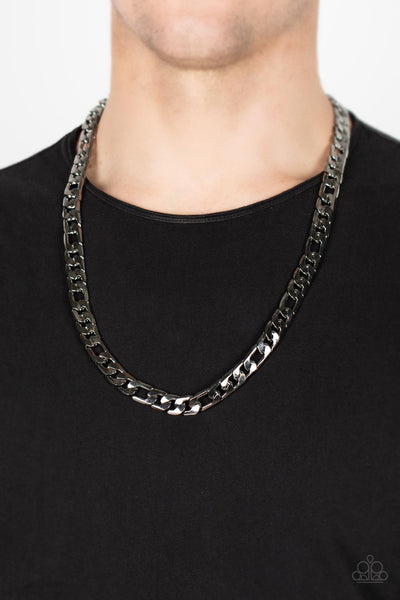 Metro Beau - Black Paparazzi Necklace