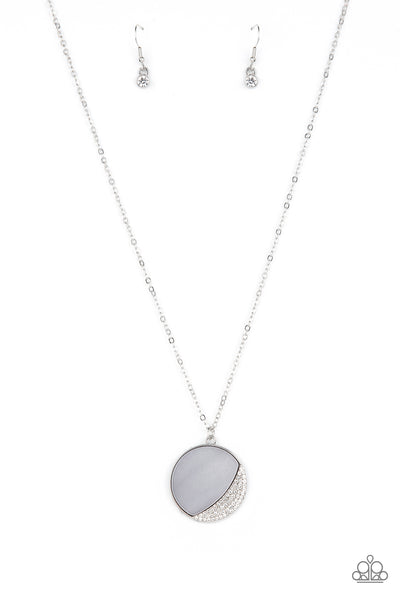 Oceanic Eclipse - Silver Paparazzi Necklace