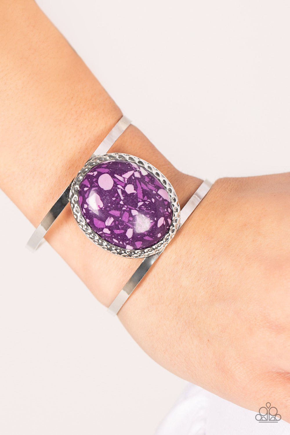 Tantalizingly Terrazzo - Purple Paparazzi Bracelet