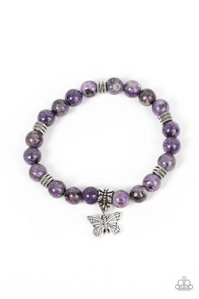 Butterfly Nirvana - Purple Paparazzi Bracelet