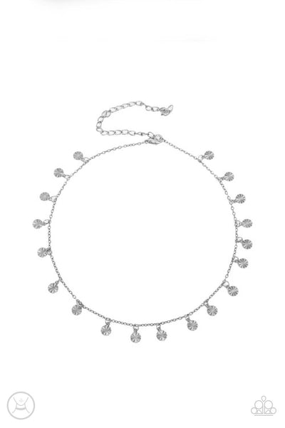 Chiming Charmer - Silver Paparazzi Necklace