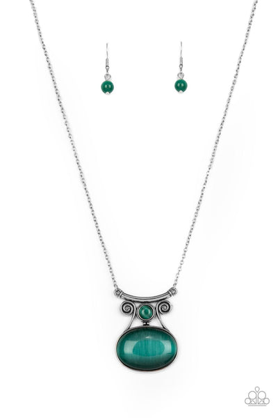 One DAYDREAM At A Time - Green Paparazzi Necklace