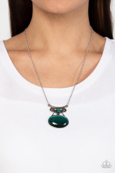 One DAYDREAM At A Time - Green Paparazzi Necklace