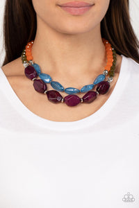 Tropical Trove Paparazzi Purple Necklace