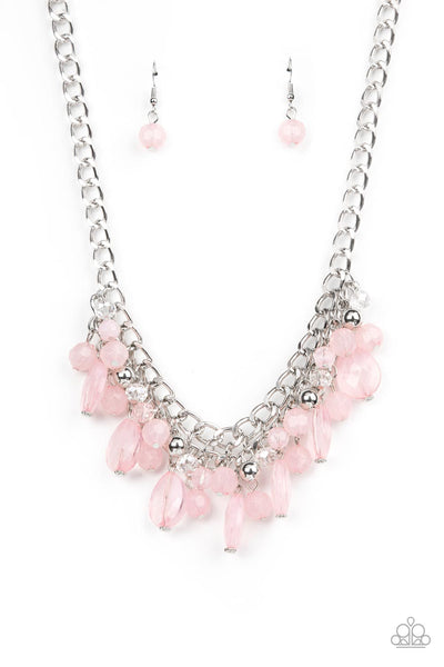 Beachside Dance - Pink Paparazzi Necklace