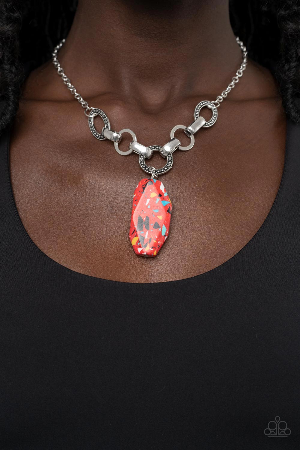 Mystical Mineral - Red Paparazzi Necklace