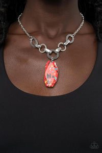 Mystical Mineral - Red Paparazzi Necklace