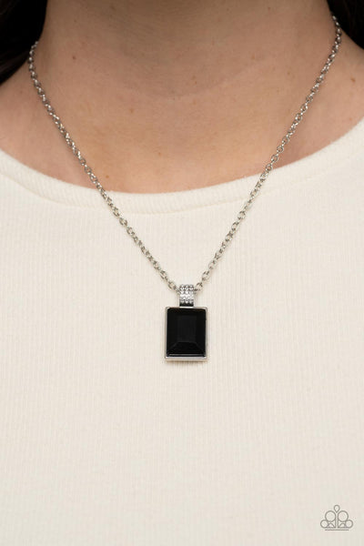 Understated Dazzle - Black Paparazzi Necklace