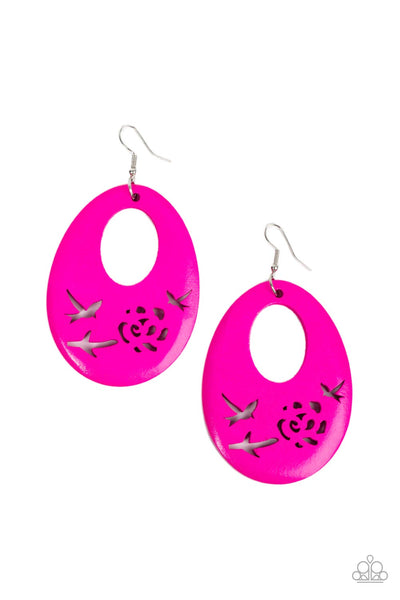 Home TWEET Home - Pink Paparazzi Earring