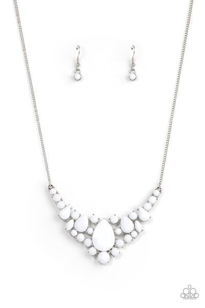 Bali Ballroom - White Paparazzi Necklace