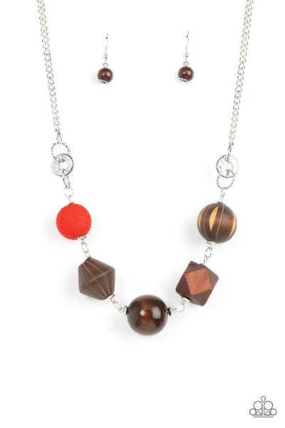 Eco Extravaganza - Red Paparazzi Necklace