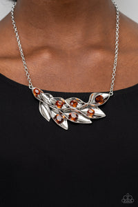 Enviable Elegance - Brown Paparazzi Necklace