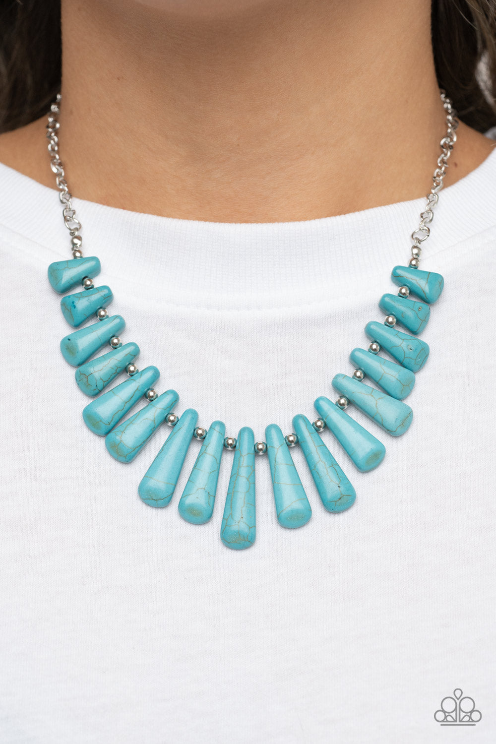 Mojave Empress - Blue Paparazzi Necklace