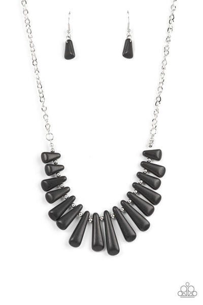 Mojave Empress - Black Paparazzi Necklace