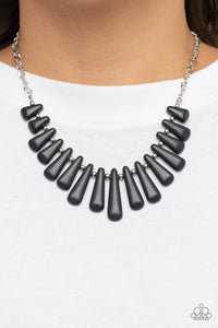 Mojave Empress - Black Paparazzi Necklace