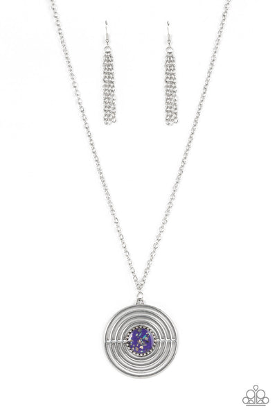 Targeted Tranquility - Purple Paparazzi Necklace