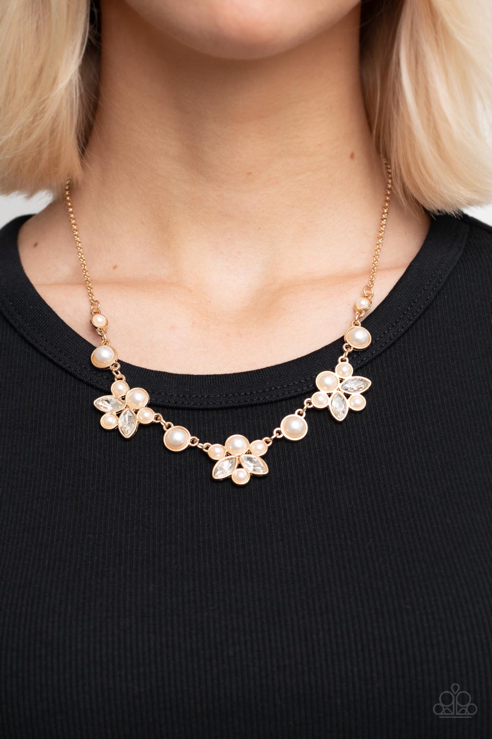 Royally Ever After - Gold Paparazzi Necklace