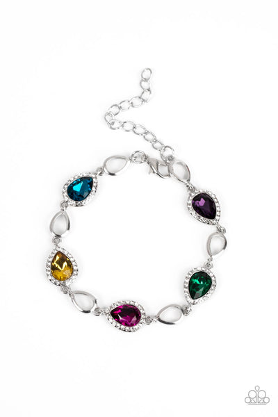 Timelessly Teary - Multi Paparazzi Bracelet