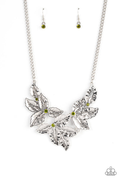 Holly Heiress - Green Paparazzi Necklace