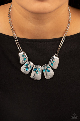 Jubilee Jingle - Blue Paparazzi Necklace