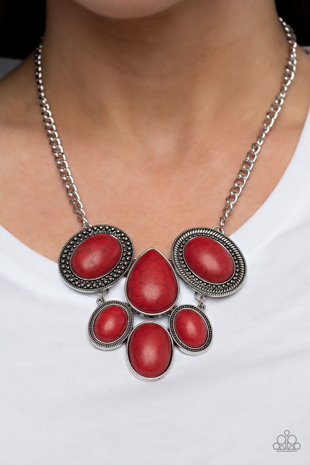 All-Natural Nostalgia - Red Paparazzi Necklace